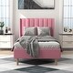 preview thumbnail 52 of 58, Alazyhome Upholstered Platform Bed Frame