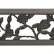 preview thumbnail 7 of 6, vidaXL Twin Patio Bench 96.9" Gray Steel - 96.9" x 22.8" x 30.3"