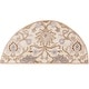 preview thumbnail 42 of 122, Patchway Handmade Classic Floral Wool Area Rug 2' x 4' hearth - Ivory - Hearth