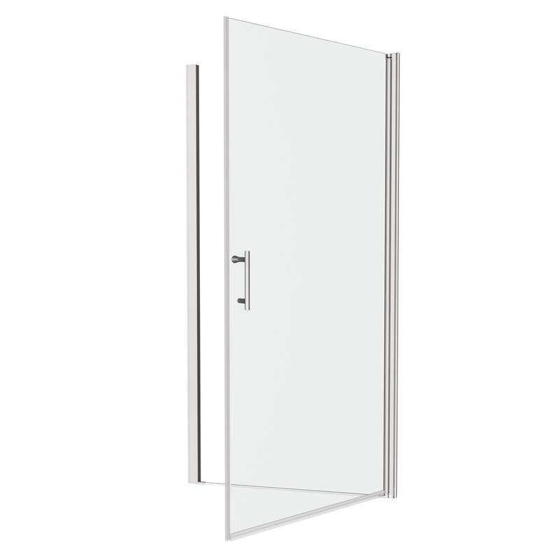 28" W x 72"H Pivot Frameless Swinging Shower Door