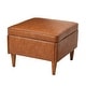 preview thumbnail 2 of 20, Atley Upholstered Ottoman with Storage and Solid Wood Legs