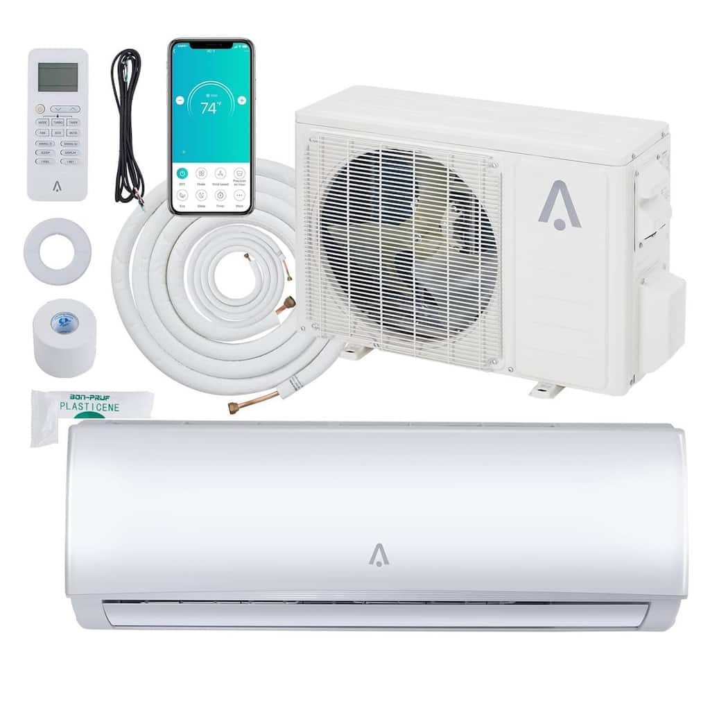 19 SEER2 9000 Btus Wifi Enabled Split-System Air Conditioner, Covers Up to 450 Sq. Ft. - N/A