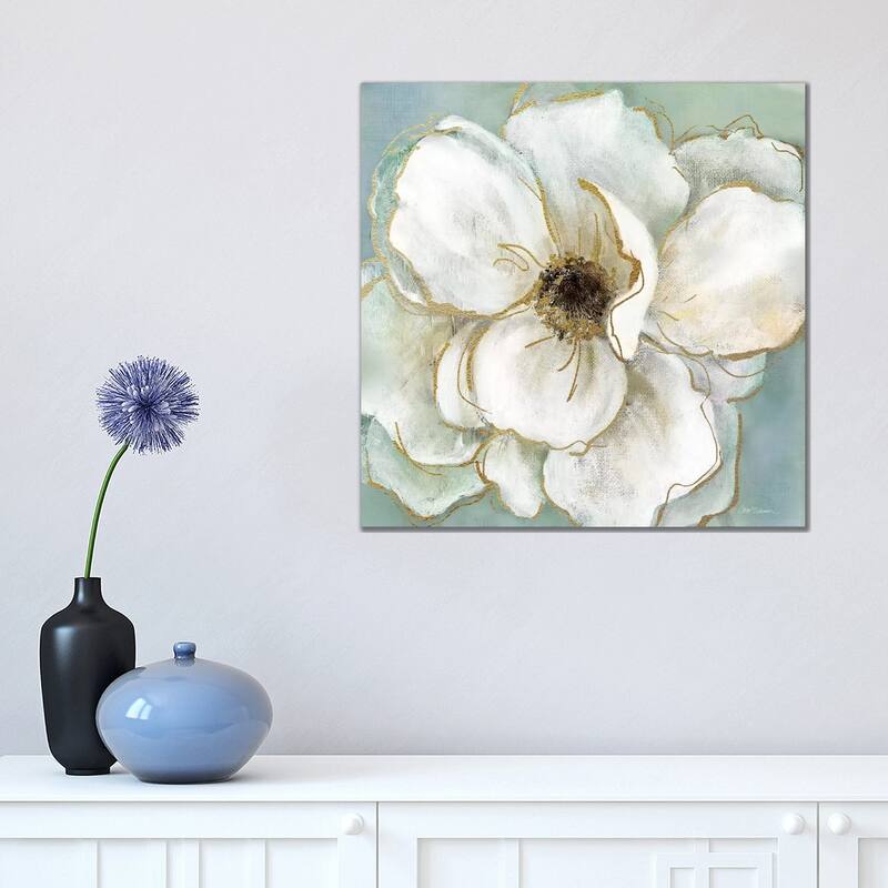 iCanvas "Soft Teal Splendor II" by Carol Robinson Canvas Print - 18x18x1.5