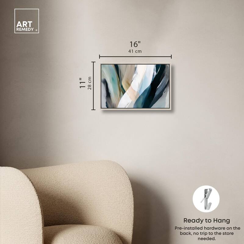 Sweeping Forms II Canvas by Art Remedy
