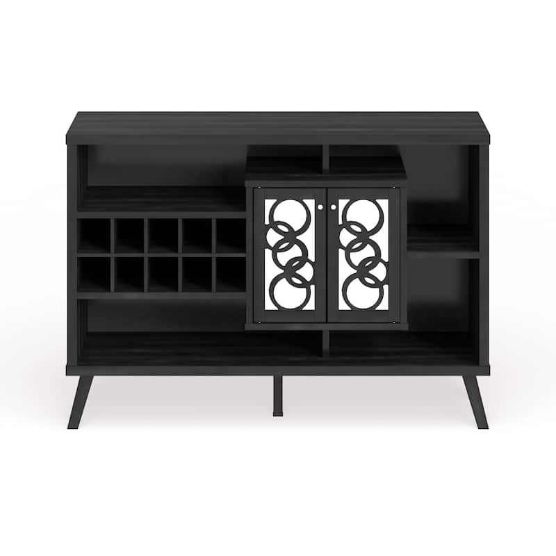 Furniture of America Nen Mid-century Brown 4-shelf Buffet Server