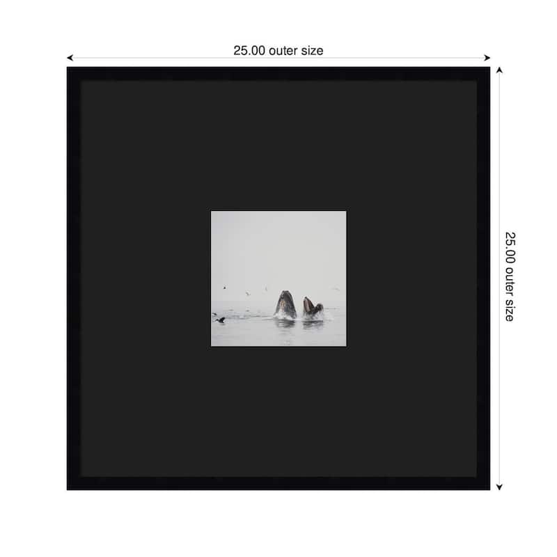 Kate and Laurel Humpback Whales No. 2 by Laura Evans Framed Wall Art Print Matted