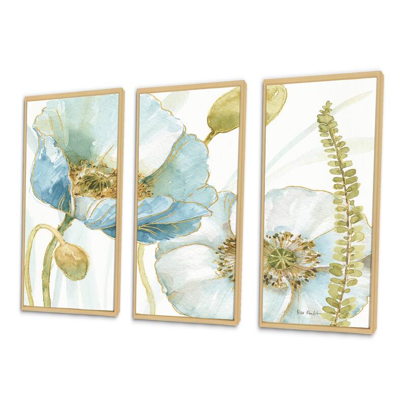 Designart "My Greenhouse Cottage Flowers III" Traditional Framed Art