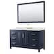 Option Dark Blue, Gold Trim, Giotto Quartz Top