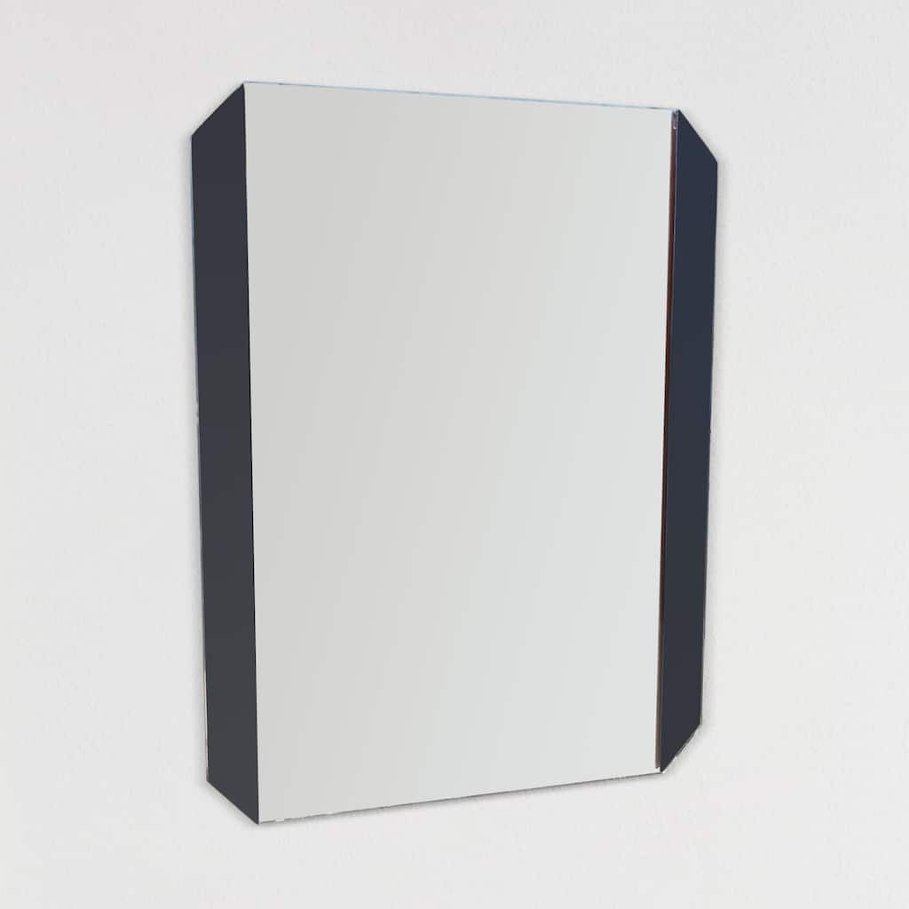Gerry 22 in. W x 27 in H Rectangular Polished Frameless Bathroom Vanity Wall Mirror - 22" x 27"