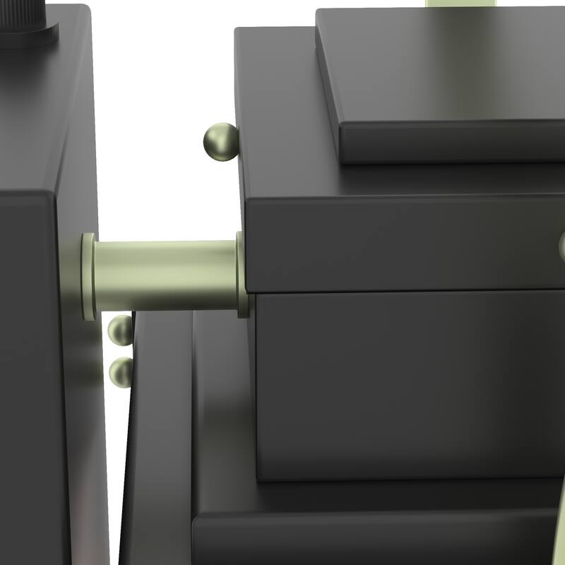 Maxax Black 1 - Light 17.3'' H Water Glass Outdoor Wall Lantern with Dusk to Dawn