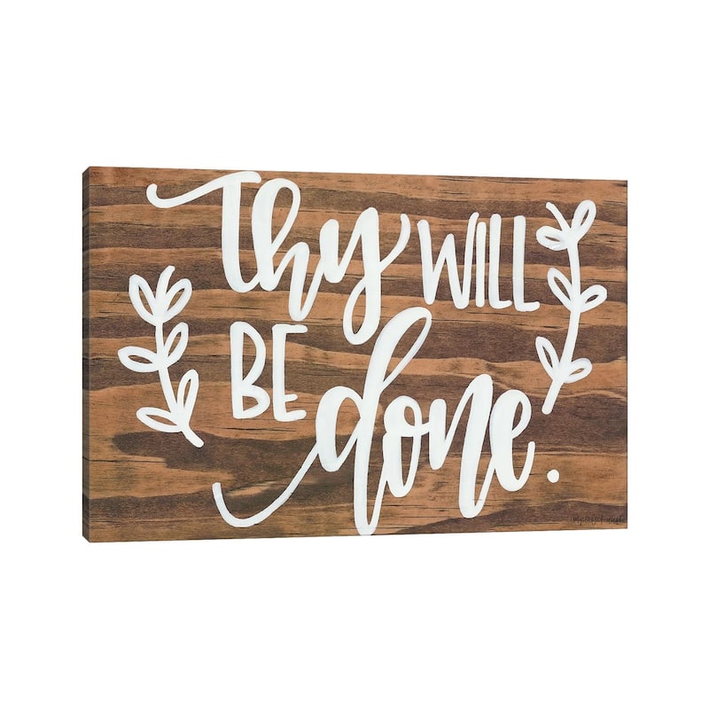 iCanvas "Thy Will Be Done." by Imperfect Dust Canvas Print