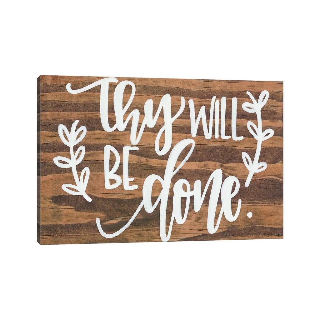 iCanvas "Thy Will Be Done." by Imperfect Dust Canvas Print
