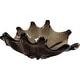 preview thumbnail 1 of 23, Aria Home Elegant Sculptural Glass Bowl Centerpiece Decorative Accent Brown