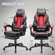 preview thumbnail 48 of 59, BOSSIN Racing Style Gaming Chair,300 lbs Big and Tall gamer chair High Back Computer Chair