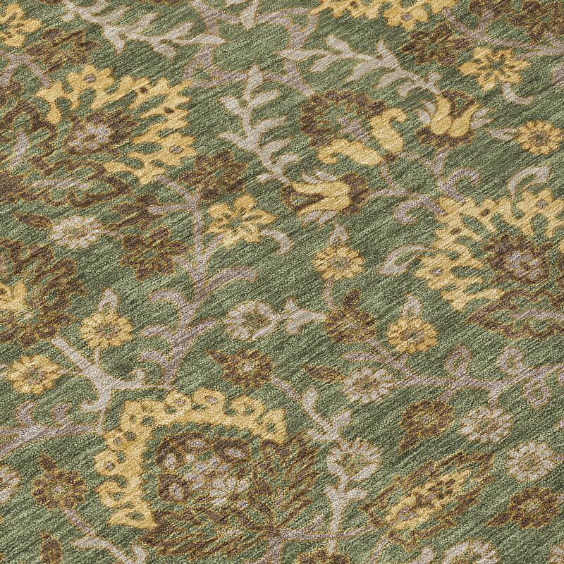 Machine Washable Indoor/ Outdoor Traditional Hartman Chantille Rug