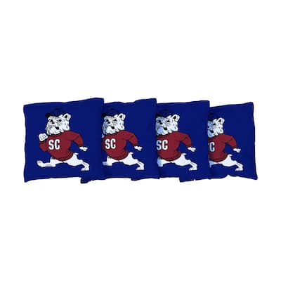 South Carolina State Bulldogs Blue Cornhole Bags
