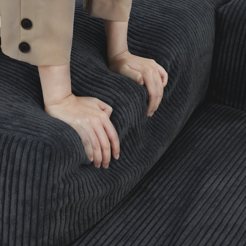 181" Corduroy Modular Sofa