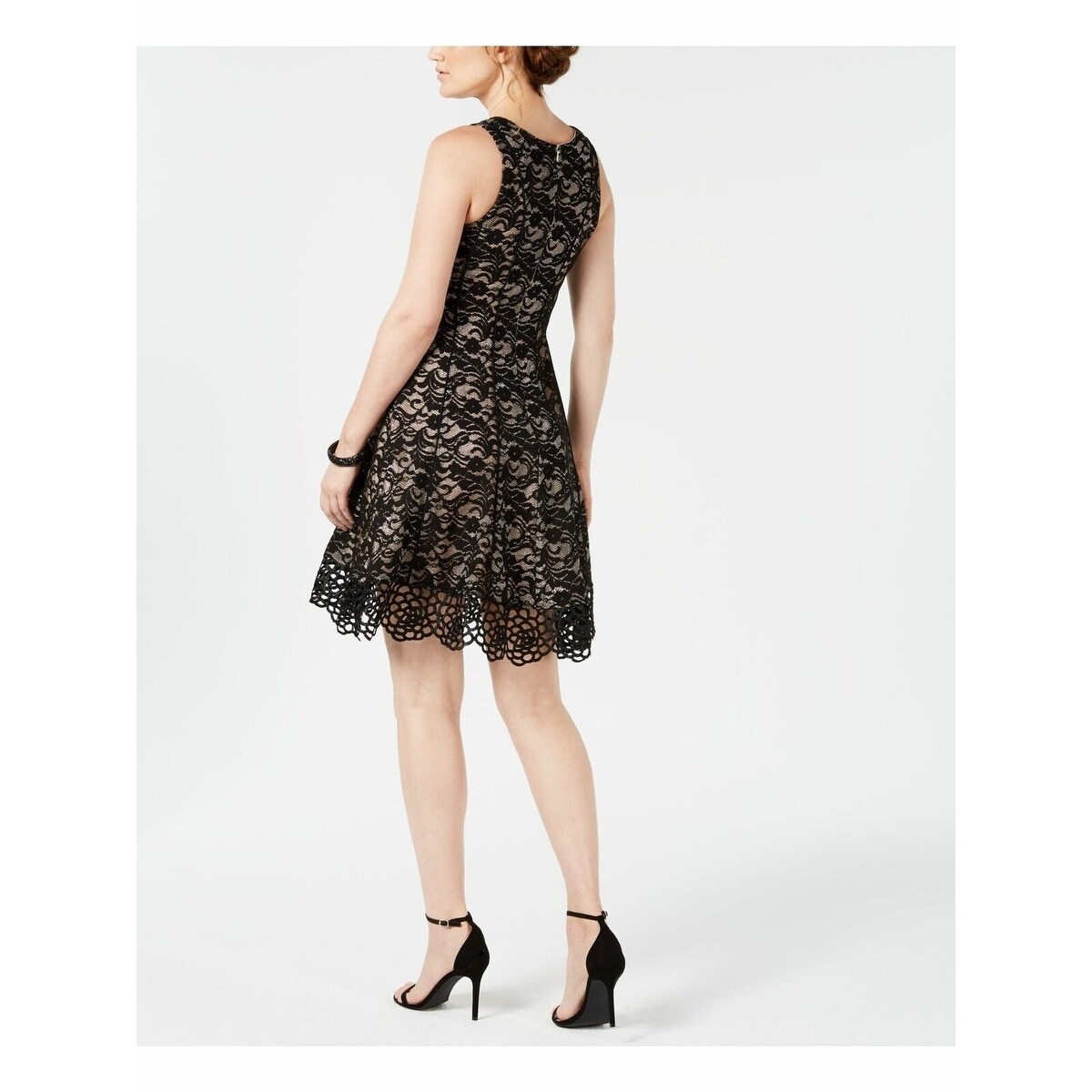 donna ricco fit and flare dress