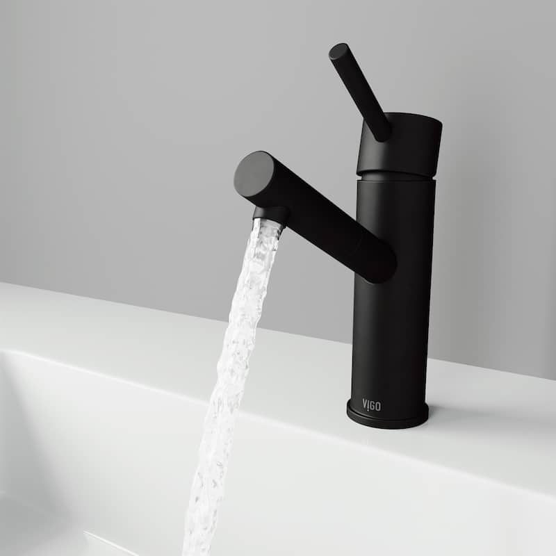 VIGO Noma 8" H Single Handle Single Hole Bathroom Faucet