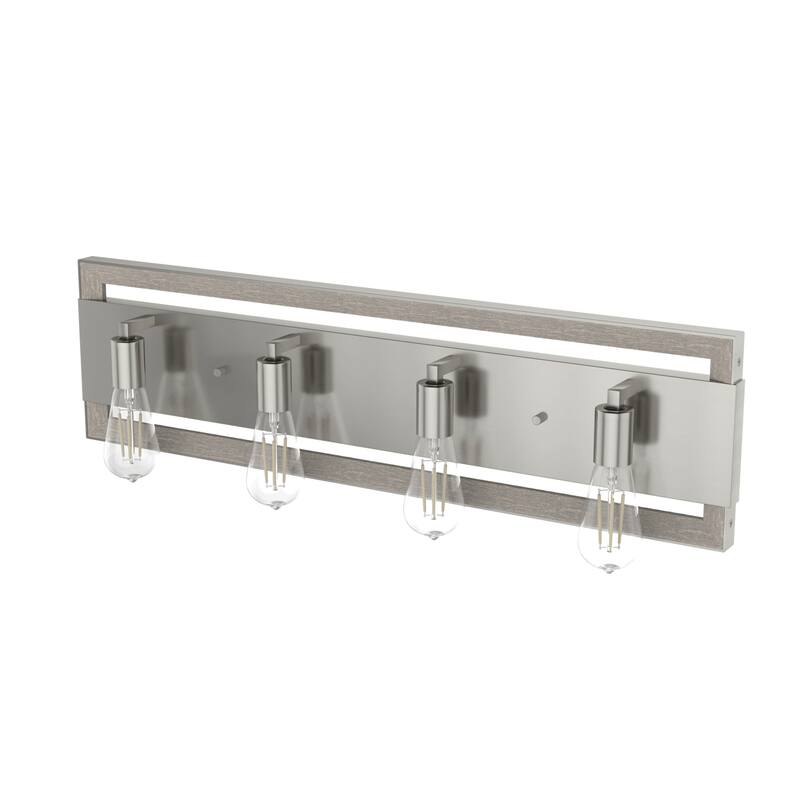 Hunter Woodburn Vanity Wall Light - Modern Farmhouse, Transitional, Rustic - Damp Rated!