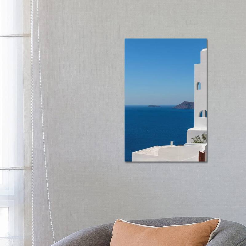 iCanvas "Santorini And The Mediterranean" by Alexandre Venancio Canvas Print - 26x18x1.5