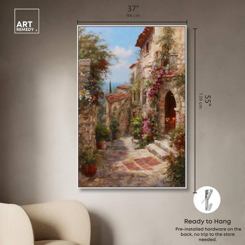 Mediterranean Charm I Canvas by Art Remedy