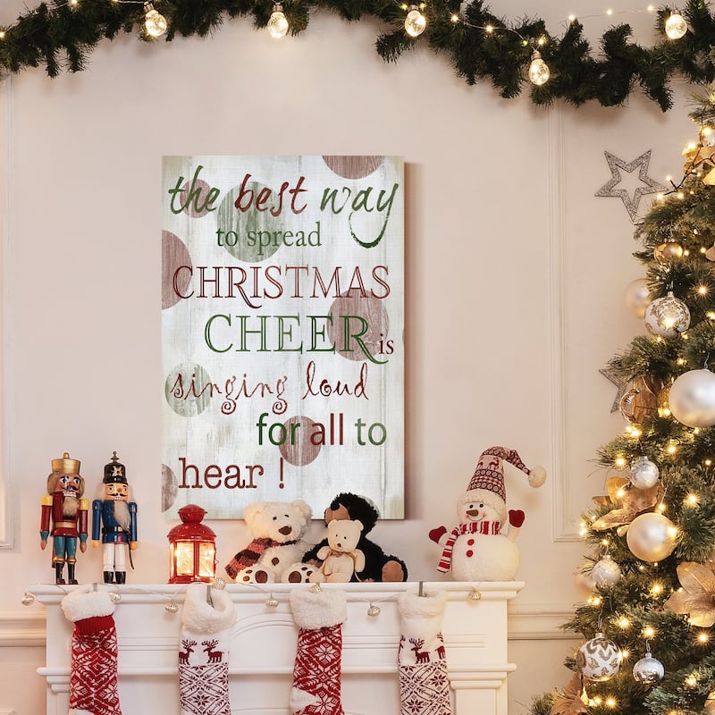 Christmas Cheer -Premium Gallery Wrapped Canvas - Ready to Hang