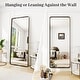preview thumbnail 52 of 141, Apmir Metal Frame Tempered Glass Bathroom Vanity Mirror for Wall, Cloakroom, Bedroom