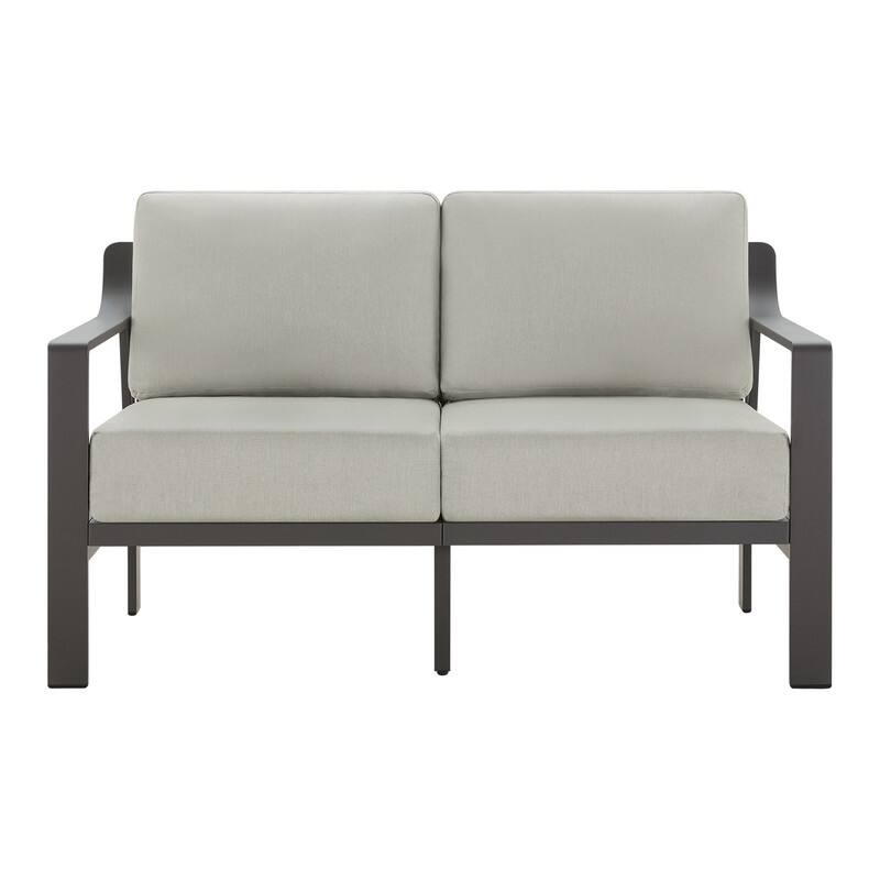 Spruce & Spring Outdoor Patio Furniture Set Aluminum Sofa Accent Chair
