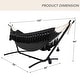 preview thumbnail 21 of 86, Double Cotton Hammock with Space Saving Steel Stand
