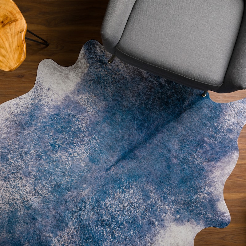 Addison Rugs Cheyenne Colorful Cowhide Print Non-Skid Area Rug