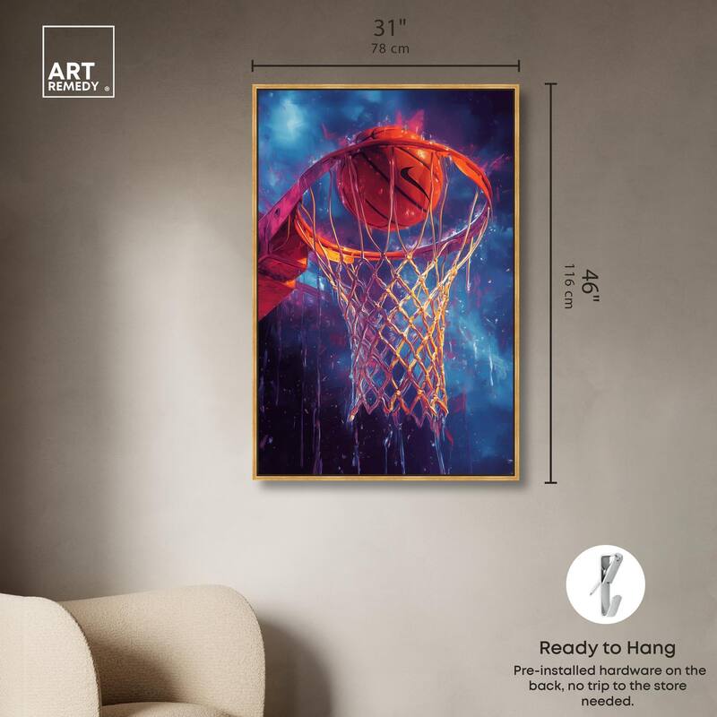 Through the Hoop Canvas by Art Remedy