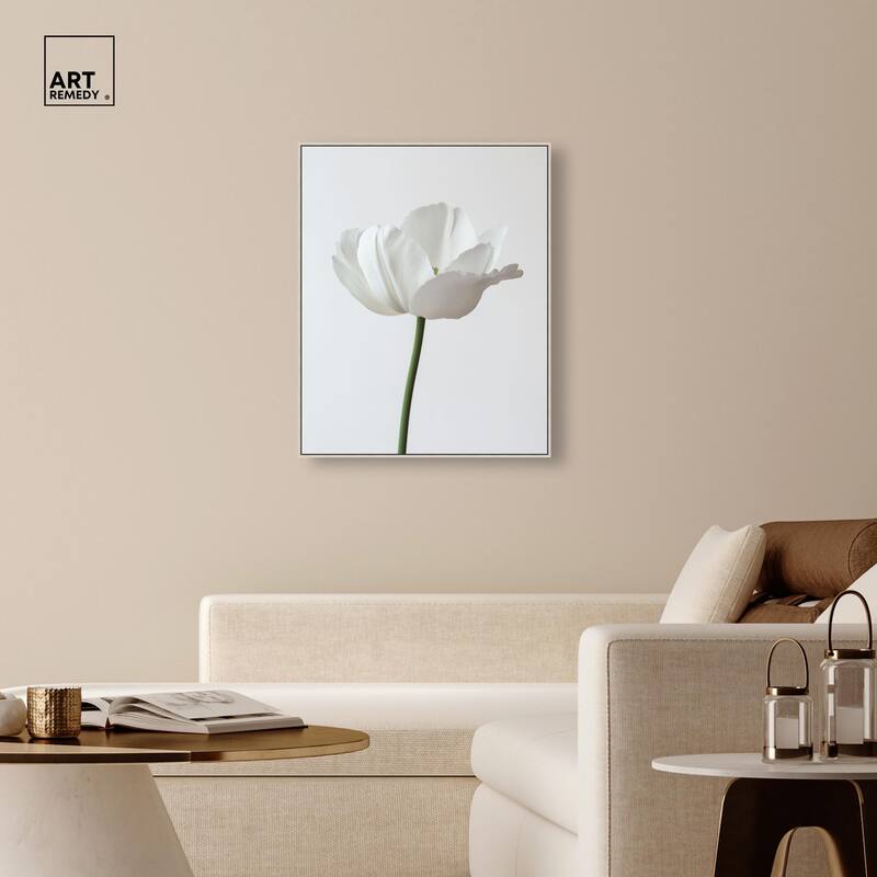 Pearl Floret Canvas by Art Remedy