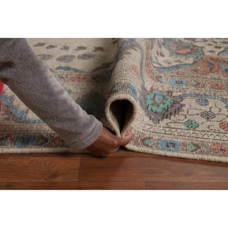 Tabriz Persian Area Rug Hand-Knotted Wool Carpet - 7'8"x 11'0"