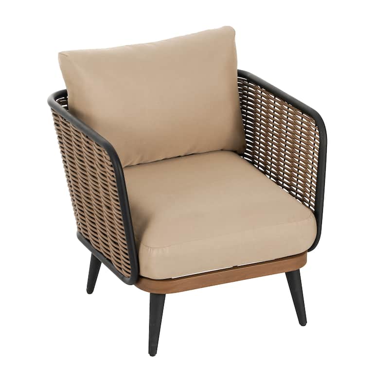 Christopher Knight Home - Avery Outdoor Wicker Patio Chair with Cushions