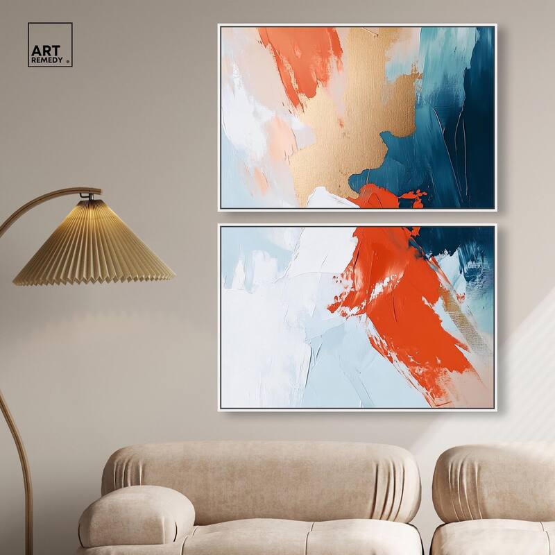 Bold and Bright III Canvas Set of 2 by Art Remedy