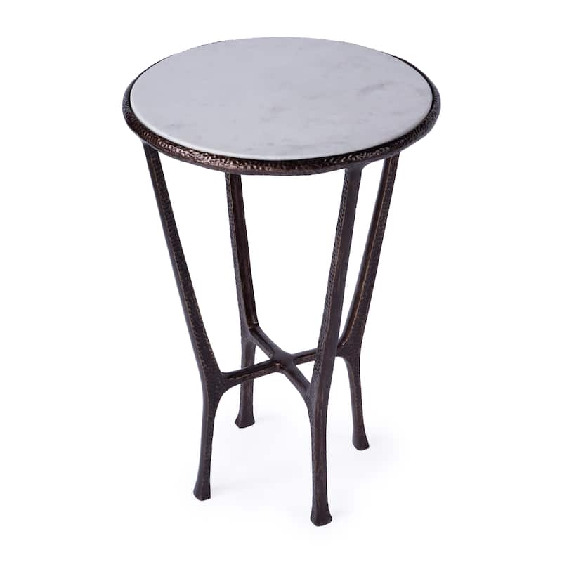 Lania Outdoor Marble Side Table