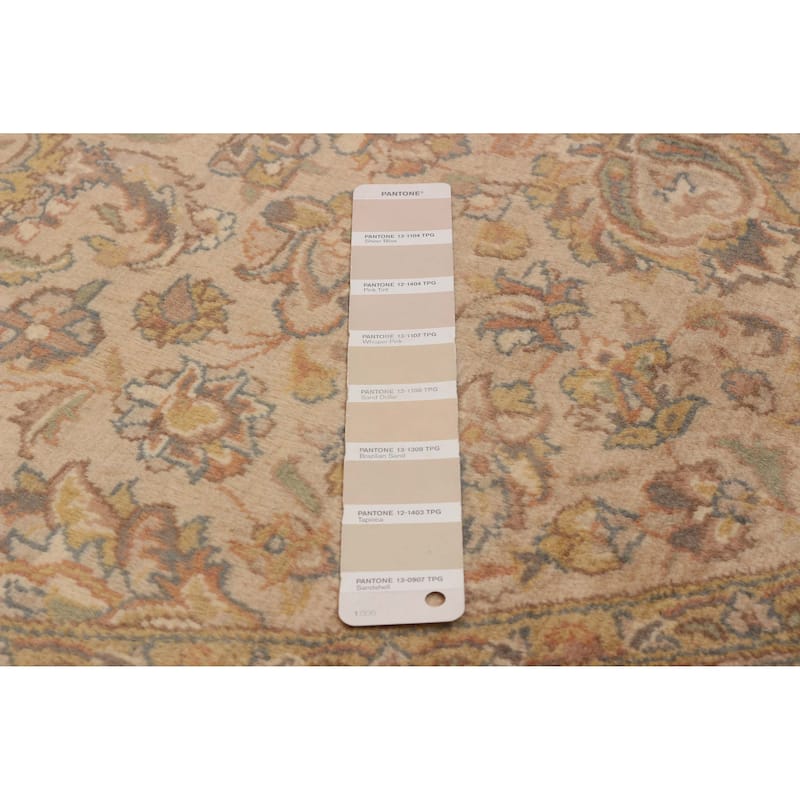 ECARPETGALLERY Hand-knotted Pako Persian 18 Of 20 Beige Wool Rug - 7'1 x 7'1