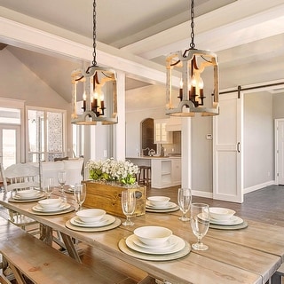 Coastal foyer chandelier top