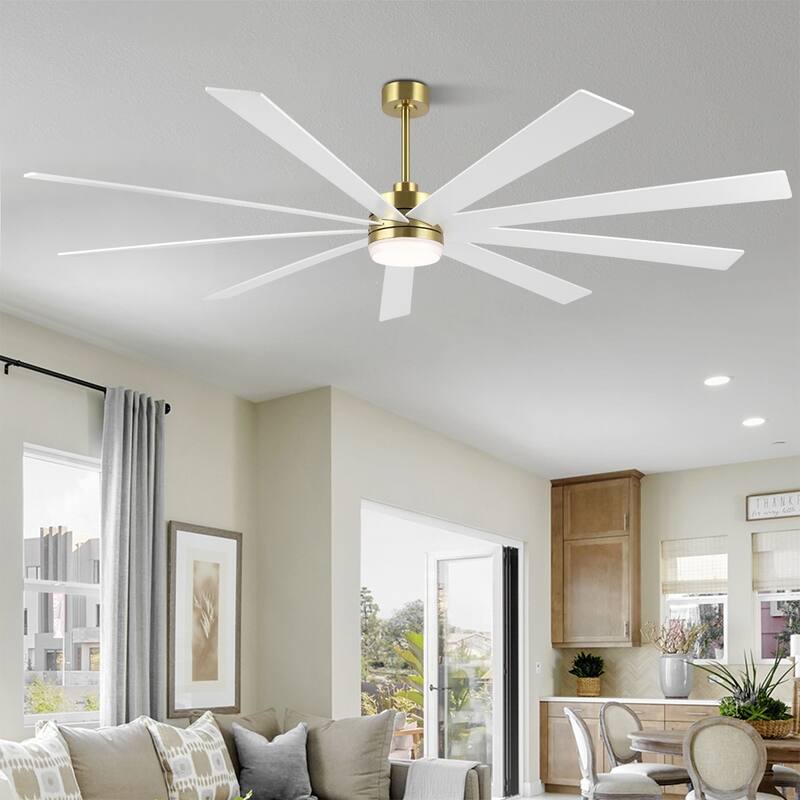 WINGBO 65/72 inch DC Motor Indoor Ceiling Fan with Light & Remote...