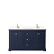 preview thumbnail 2 of 58, Avery 60 Inch Double Vanity, Cultured Marble Top