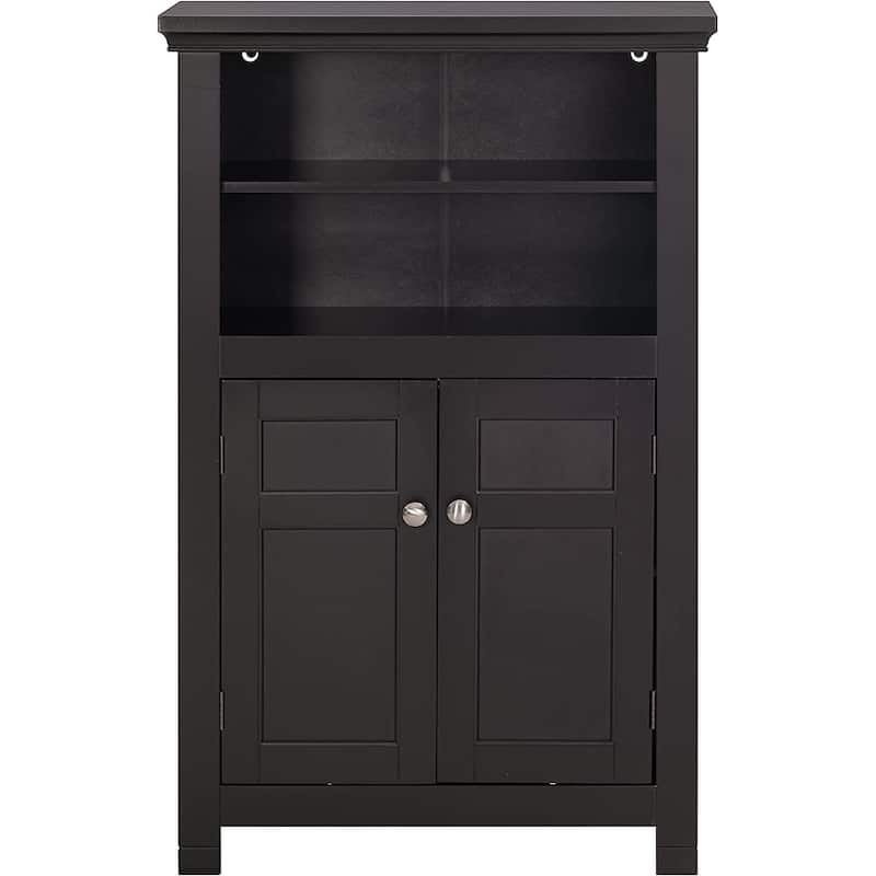 Spirich Home Freestanding Bathroom Cabinet with Doors Wooden Entryway Storage Cabinet,White