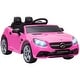 preview thumbnail 1 of 9, Mercedes SLC 300 12V Kids Ride-On Car, Remote Control, Music, Lights, Pink 5-7 Years - Assembly Required - Pink