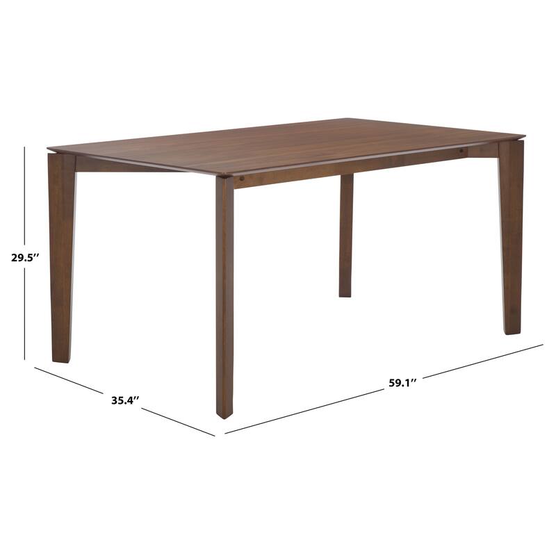 SAFAVIEH Couture Alyssamarie Rectangle Wood Dining Table - 59"W x 35"D x 30"H