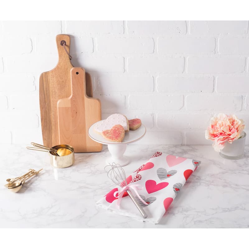 DII Valentine's Day Printed Dishtowel (Set of 2)