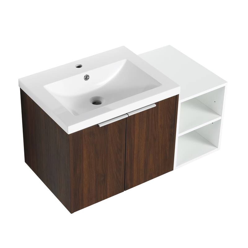 Topcraft Wall-Mounted Bathroom Vanity With Sink