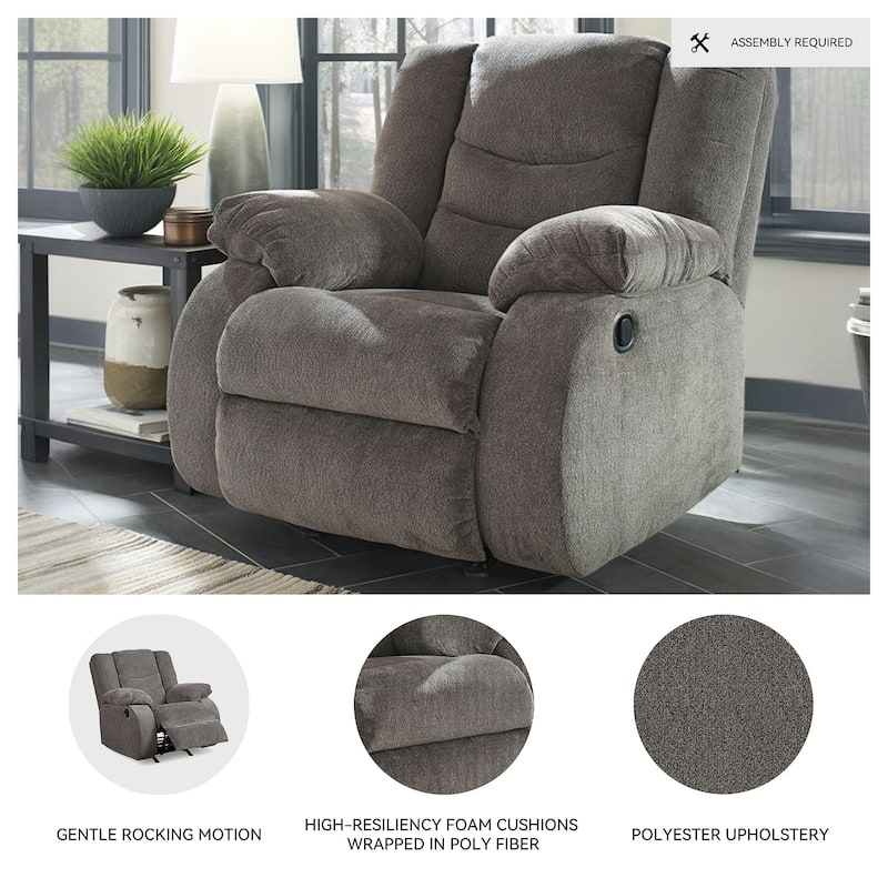 Tulen Contemporary Rocker Recliner Gray