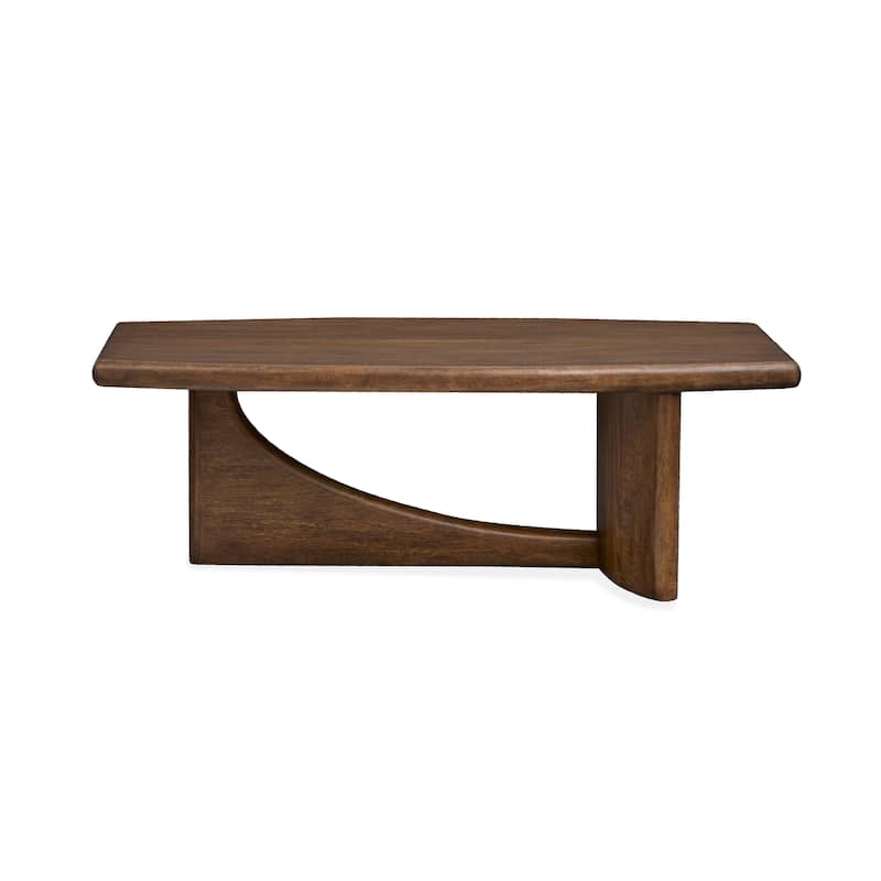 Magnussen Home Phoebe Sienna Brown Rectangular Cocktail Table - 50''W x 28''D x 17''H