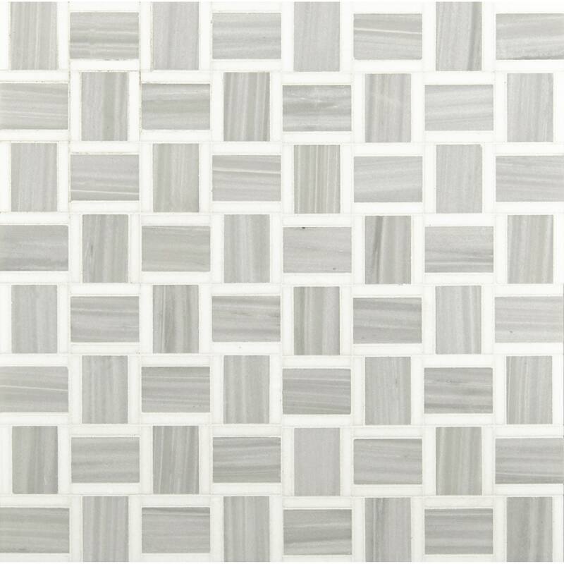 Ackland AKM-S-12X12PTP-CA 12" x 12" Marble Block Random Floor and Wall
