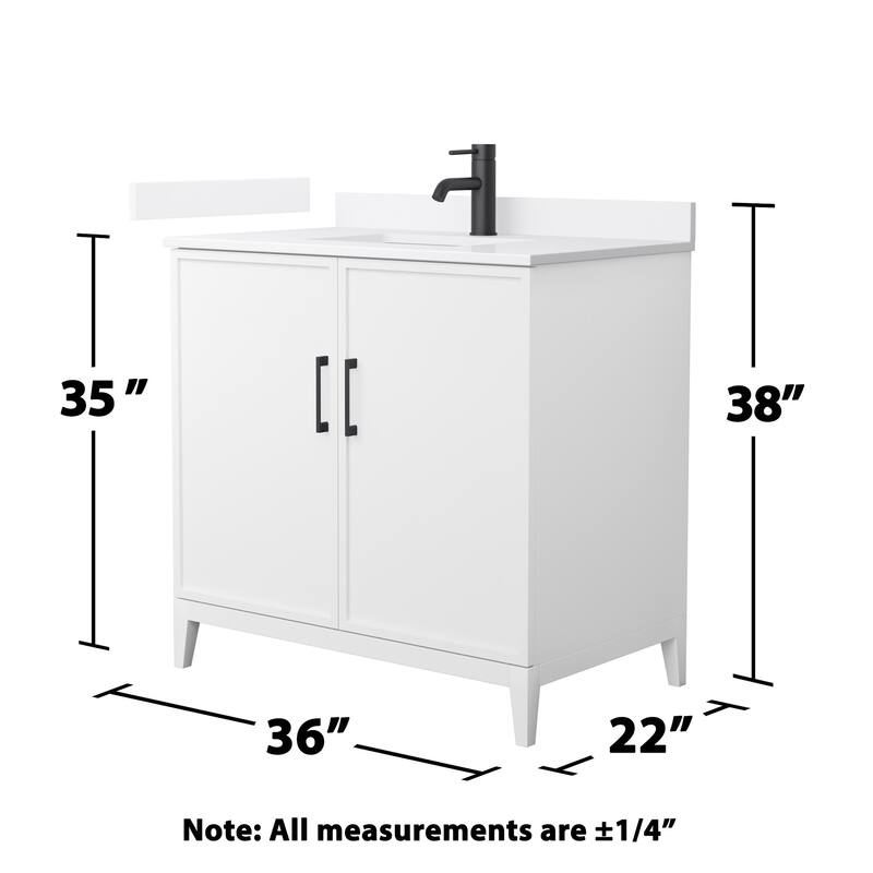 Wyndham Collection WCH717136S-VCA-UNSMXX Elan 36" Free Standing Single